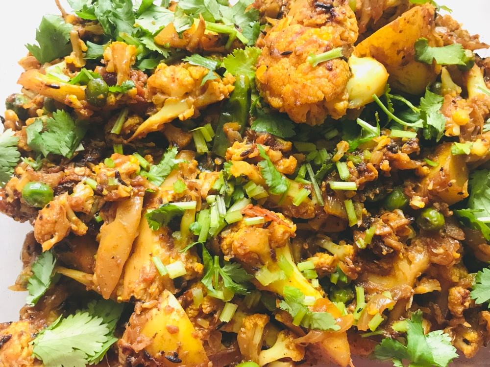 Indian Cauliflower and Potato curry recipe